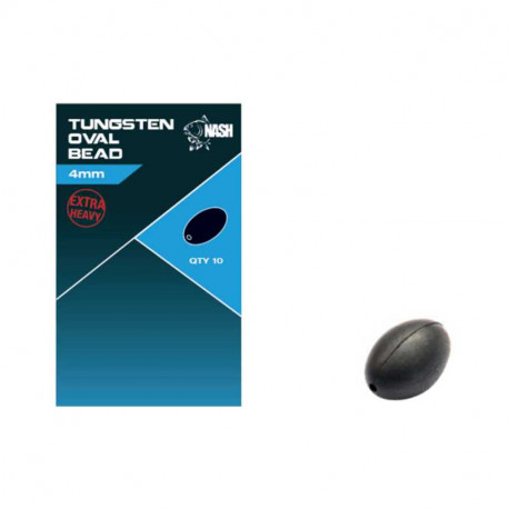 NASH Tungsten oval bead 4mm