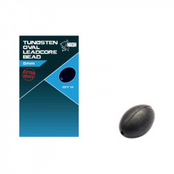 Tungsten oval leadcore bead NASH 8mm