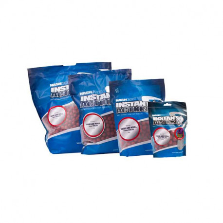 Bouillette NASH Squid and krill 12mm 200gr
