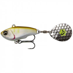 SAVAGE GEAR Fat tail spin 6.5cm White silver
