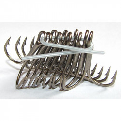 GAMAKATSU treble hook 13 Bronzed n°2/0