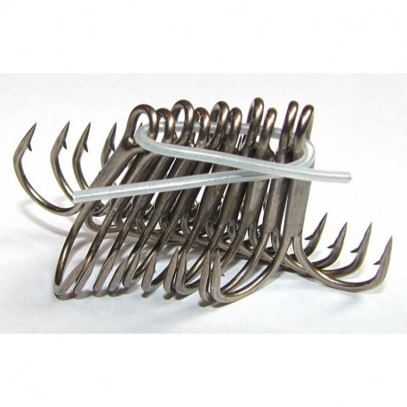 GAMAKATSU treble hook 13 Bronzed n°2/0