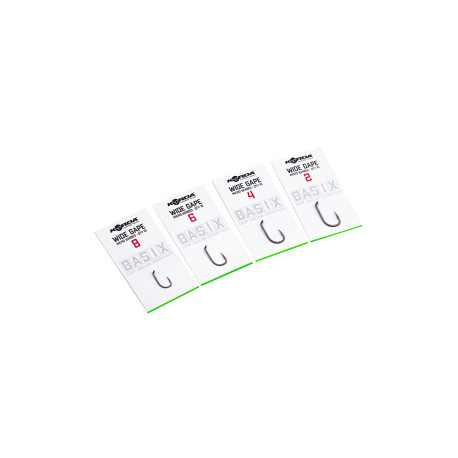 Hameçons KORDA Basix Wide gape n°6