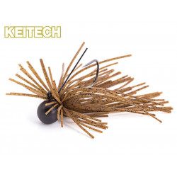 Rubber jig KEITECH Mono spin jig 2.6gr Dark green pumpkin