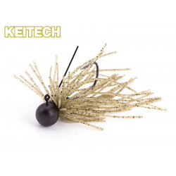 Rubber jig KEITECH Mono spin jig 2.6gr Sahara olive FLK