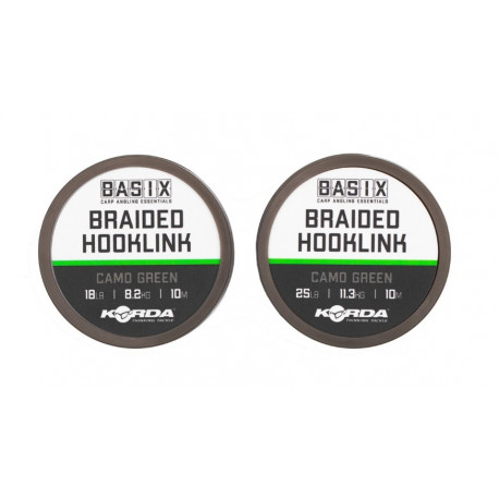 Tresse gainées KORDA Basix Coated Hooklink - 25Lb/11.3Kg - 10M