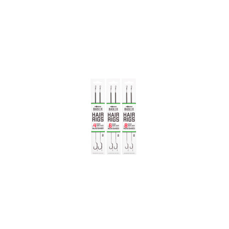 Bas de ligne KORDA Basix hair rigs wide gape taille 4-25lbs