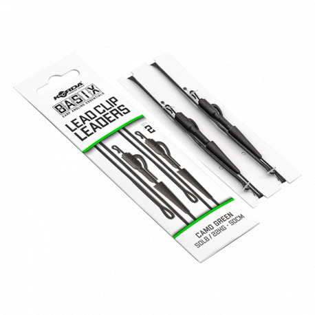 Leadcore lead clip leaders KORDA basix -Camo green