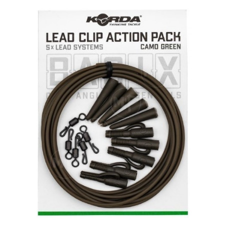 Lead clip action pack KORDA Basix