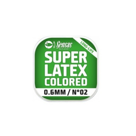 Elastic SENSAS Super Latex colored 6M Diam. 1.4mm