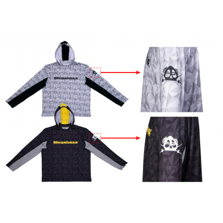 Sweat MEGABASS Game Hoodie Black L