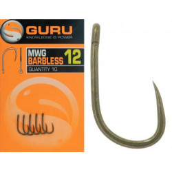 GURU MWG barbless n°10 hooks