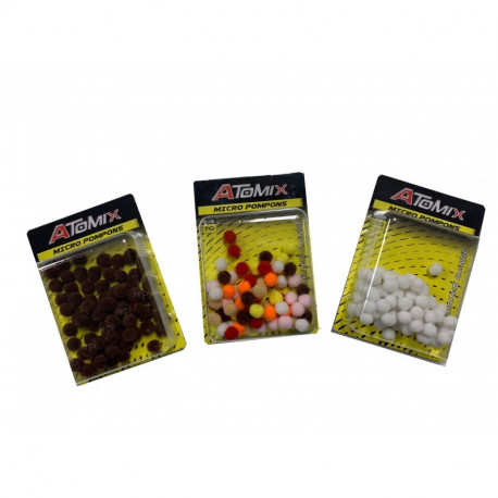 Atomix 5mm orange pompon