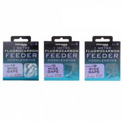 DRENNAN fluorocarbon wide gape leader n°18-0.13mm