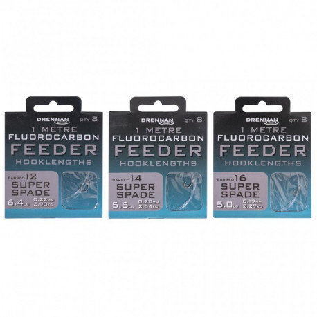 DRENNAN fluorocarbon super spade leader n°14-0.20mm