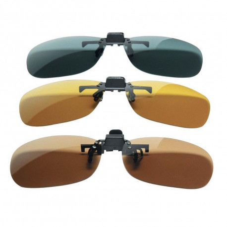 JMC F3 Polarflite Amber flip-up clip