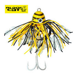 Leurre BLACK CAT Battle teaser 80g  jaune/noir