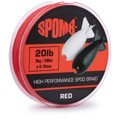 SPOMB High Performance Spod Braid  Rouge 20Lb/9Kg  300M
