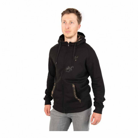 FOX Black Camo Print Zip hoodie XL