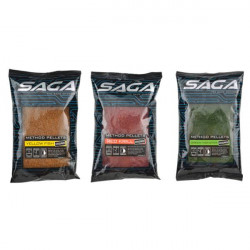 Micro pellets SAGA Method green monster -700gr