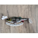 Leurre SAVAGE GEAR 4D Perch shad 12.5cm 20gr Green silver