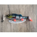 Leurre SAVAGE GEAR 4D Perch shad 17.5cm 68gr Blue silver