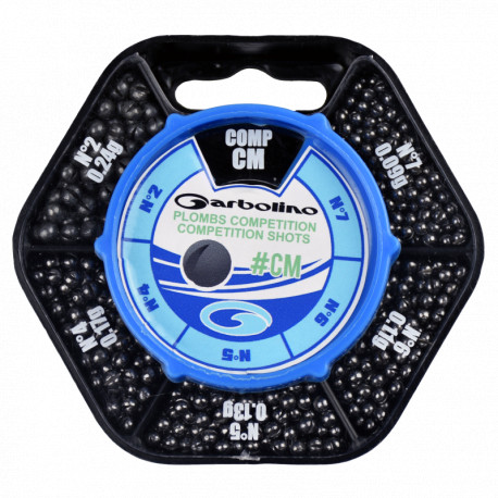 GARBOLINO Competition sinkers size 7 to 2