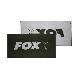 Beach Towel FOX de Grande Dimension Green Silver
