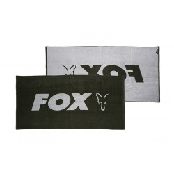 Serviette de Plage FOX de Grande Dimension Green Silver