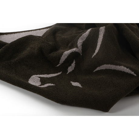 Beach Towel FOX de Grande Dimension Green Silver
