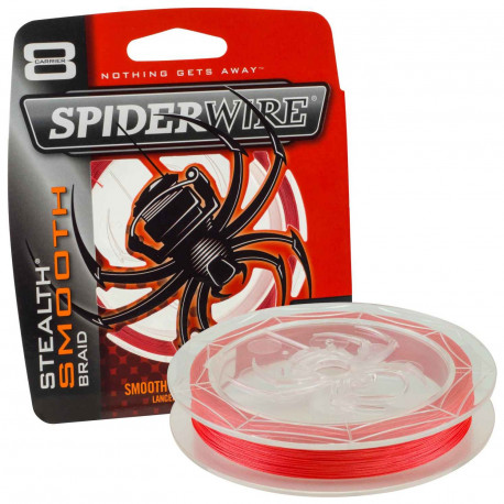 SPIDERWIRE Stealth smooth Red SSM8 0.13mm 12.7kg 150m