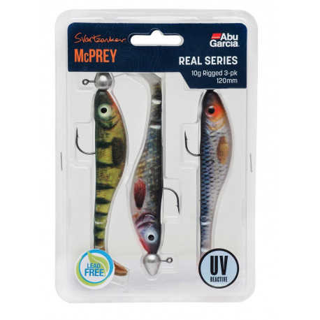 Kit Leurres ABU GARCIA Svartzonker Mcprey Prerigged Par 3 Real Series
