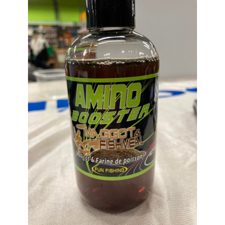 Amino booster FUN FISHING maggot/fishmeal - 185 Ml