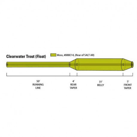 Soie ORVIS Clearwater trout WF5F