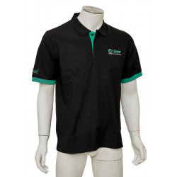 SENSAS fashion club black polo shirt size L
