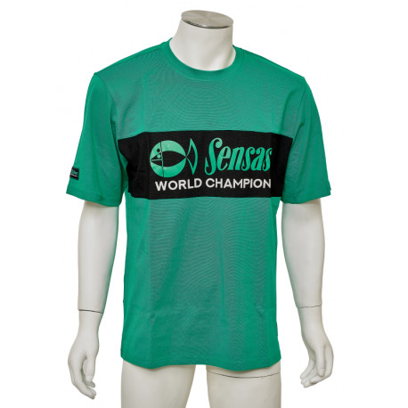 T-shirt SENSAS Fashion Club noir et vert - taille M