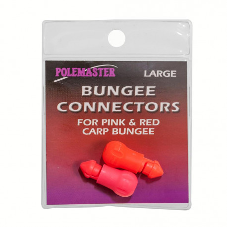 Connecteurs DRENNAN Bungee Large pour élastiques - 1 rose et 1 rouge