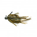 Rubber jig NOIKE Kaishin Finesse jig 3.5gr Green pumpkin