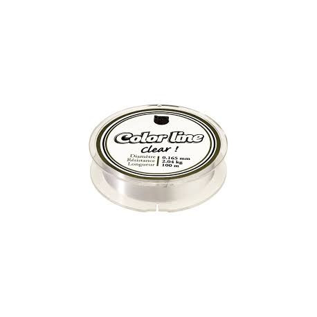 Nylon PEZON MICHEL Eaux vives Color line Clear 0.30mm 5.86kg