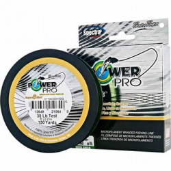 Tresse POWER PRO 8 brins 275m JAUNE 0.15mm  10KG