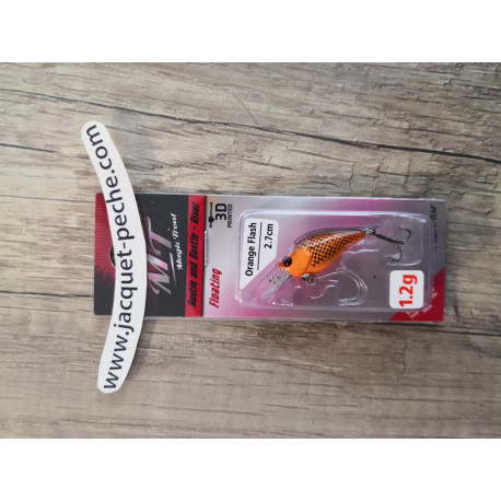 MAGIC TROUT Hustle and bustle Orange flash lure