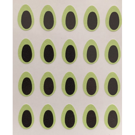 PACCHIARINI'S Predator Eyes Chartreuse 8mm