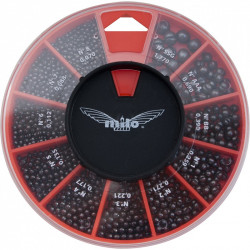 Boite de plombs distributrice MILO redheart n°3 au 8/0