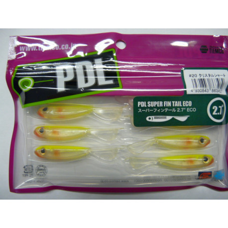 Leurre TIEMCO PDL Super fin tail eco 2.7inch  20