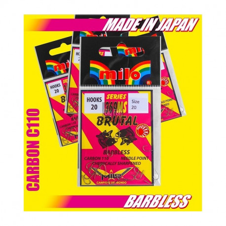 Hameçons MILO brutal 369MS n°12
