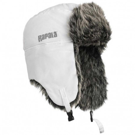 Bonnet RAPALA Winter trapper hat White
