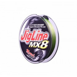 Tresse MOMOI Jig Line MX8 0.18mm 12kg 100m  Vert