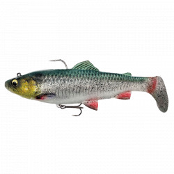 SAVAGE GEAR 4D Trout rattle shad 17cm 80gr Green silver