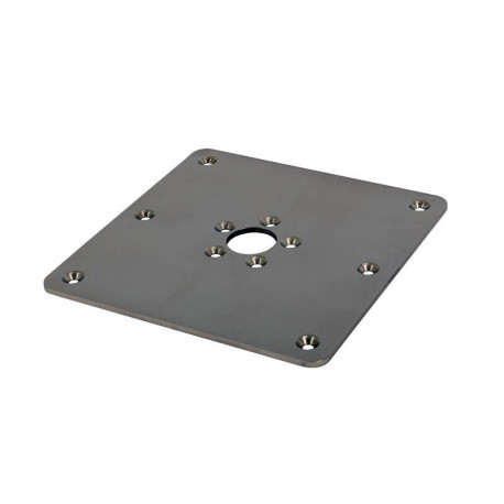 Square steel base plate for AMIAUD seat