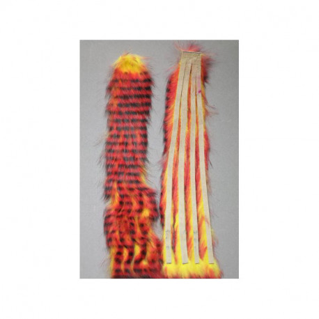 Zonkerstrips Pike Monkey Yellow Red 3mm